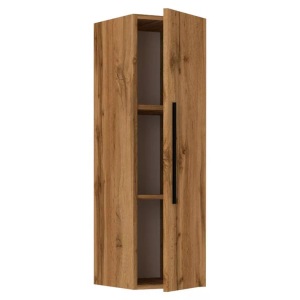 VCM, Holz Wandregal Hängeregal Wandschrank Klappschrank Arila L Senkrecht Holz Wandregal Hängeregal Wandschrank Klappschrank Arila L Senkrecht, VCM - Holzregal hängend | platzsparendes Regal Maße: H. 95 x B. 30 T. cm Elegantes Aufbewahrungsregal Bücherregal Wandboard -, One Size, Bronze