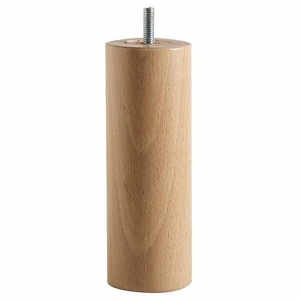 LA REDOUTE INTERIEURS, 4er-Pack Bettfüsse, rund, Höhe. 15 cm