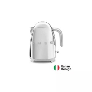 SMEG, SMEG 50's Retro Style Wasserkocher chrom, SMEG Wasserkocher 50's Style KLF03SSEU 1.7 l, Silber
