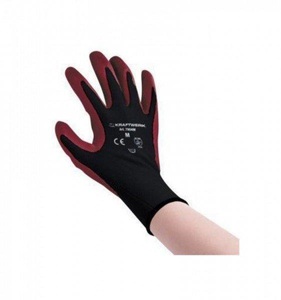 Kraftwerk, Kraftwerk Arbeitshandschuh Nitril M, Kraftwerk Gartenhandschuhe »Nitril M«, (24 St.), angenehm und atmungsaktiv für gutes Tastempfinden