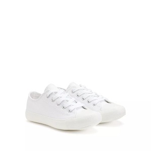 LA REDOUTE COLLECTIONS, Canvas-Sneakers Gr. 26-40, La Redoute Collections - Sneakers mit Schnürung, 29, Weiss