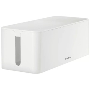 HAMA, Hama Kabel-Box Kunststoff Weiß starr (L x B x H) 40 x 15.6 x 13 cm 1 St. 00221011, Hama Kabel-Box Kunststoff Weiß starr (L x B x H) 40 x 15.6 x 13cm 1 St. 00221011