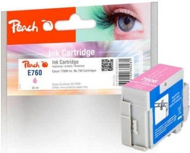 Peach, Peach Tintenpatrone light magenta kompatibel zu Epson No. 760, T7606, Peach E760 Druckerpatrone mali ersetzt Epson T7606LM, C13T76064010 für z.B. Epson SureColor SCP 600
