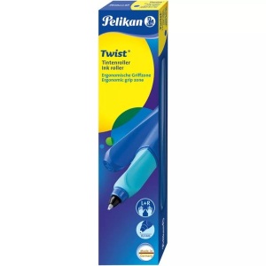 Pelikan, Tintenroller Twist Blau/Blau, Stift, Pelikan Tintenroller Twist, M, Deep Blue, 814782