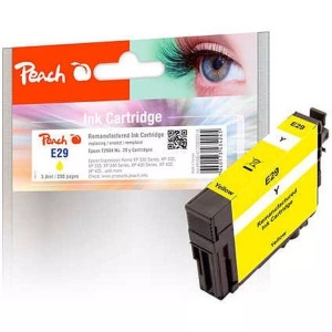 Peach, Peach Tintenpatrone gelb kompatibel zu Epson No. 29 y, T2984, Peach E29 Druckerpatrone ye ersetzt Epson T2984, No. 29 y, C13T29844010 für z.B. Epson Expression Home XP -235, Epson Expression Home XP -330