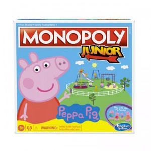 Games, Monopoly Junior Peppa Wutz, Hasbro - Monopoly Junior Peppa Pig