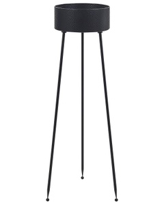 Beliani, Beliani Leika Pflanzenständer, Beliani - Pflanzenständer aus Eisen Modern LEIKA, One Size, Schwarz
