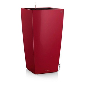 Lechuza, Lechuza - 3er-Set Blumenkästen mit Integriertem Bewässerungssystem Cubico Premium 22 - Rot, Lechuza Pflanzentopf Cubico Premium 22 Rot