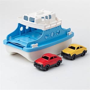 green toys, Green Toys - Fährboot mit Autos, Green Toys - Fährschiff blau/weiss mit 2 Mini-Autos