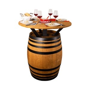 Bodega, Stehtisch aus Weinfass mit Fondue Rechaud Stehtisch aus Weinfass mit Fondue Rechaud, 