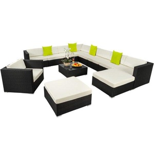 TecTake, Rattan Lounge mit Aluminiumgestell Las Vegas Rattan Lounge mit Aluminiumgestell Las Vegas