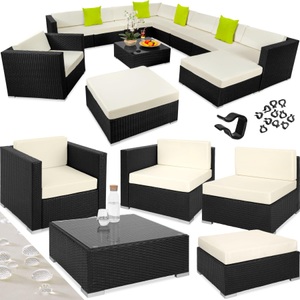 TecTake, Rattan Lounge mit Aluminiumgestell Las Vegas Rattan Lounge mit Aluminiumgestell Las Vegas