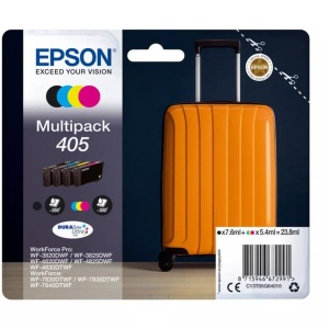 Epson, Tinte Multipack 405 (C13T05G64010), Epson Tintenpatrone, CMYBK, Multipack, 4-color, No. 405, T05G64010