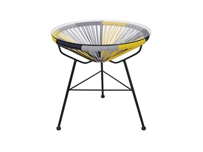Vente-unique, Gartentisch Polyrattan ALIOS Gartentisch Polyrattan ALIOS, 