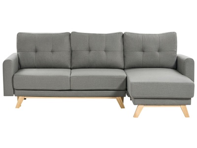 Beliani, Ecksofa aus Polyester Skandinavisch SIRO Ecksofa aus Polyester Skandinavisch SIRO, 