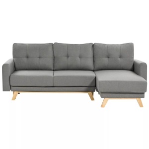 Beliani, Ecksofa aus Polyester Skandinavisch SIRO Ecksofa aus Polyester Skandinavisch SIRO, 