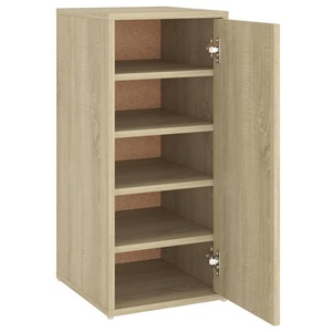 vidaXL, vidaXL Schuhschrank Sonoma-Eiche 32x35x70 cm Spanplatte, vidaXL Schuhschrank Sonoma-Eiche 32x35x70 cm Holzwerkstoff