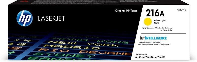 HP Supplies, HP 216A Toner gelb, Hewlett Packard Toner, gelb, No.216A, W2412A, (850 Seiten)