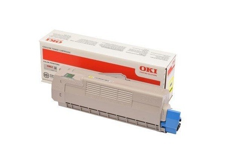 OKI, Original Tonerpatrone gelb OKI 46507505, Oki Toner, gelb, 46507505, (6'000 Seiten)