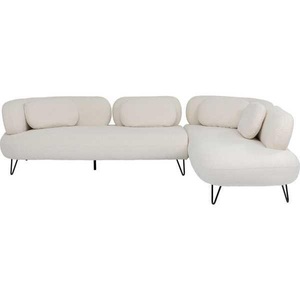 Kare Design, Ecksofa Peppo weiss, KARE Design - Ecksofa Peppo weiss, One Size