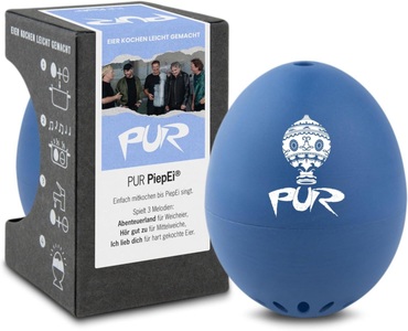 PiepEi, Singende Eieruhr Pur Unisex Blau ONE SIZE, PiepEi - Singende Eieruhr PUR, One Size, Blau