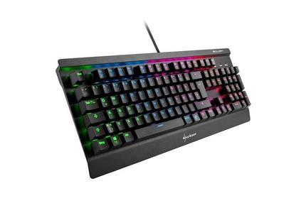 Sharkoon, Sharkoon Skiller Mech SGK3 / Kailh Brown Switches - Gaming Tastatur - GER-Layout, 