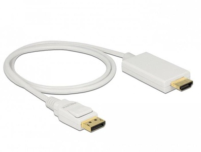 Delock, DeLock DisplayPort - HDMI Kabel, 1m, passiv, Delock Kabel DisplayPort - HDMI, 1 m