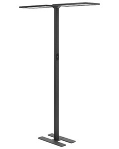 Beliani, Stehleuchte aus Aluminium Modern SCULPTOR Stehleuchte aus Aluminium Modern SCULPTOR, Beliani - LED Stehlampe aus Aluminium Modern SCULPTOR, One Size, Schwarz