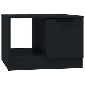 vidaXL, vidaXL Couchtisch Schwarz 50x50x36 cm Holzwerkstoff