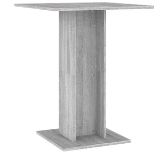 vidaXL, vidaXL Bistrotisch Grau Sonoma 60x60x75 cm Holzwerkstoff, vidaXL Bistrotisch Grau Sonoma 60x60x75 cm Holzwerkstoff