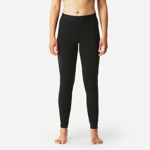 FORCLAZ, Merinotights Bergwandern Trek 500 Damen Schwarz Damen Schwarz XXL, FORCLAZ - Leggings TREK 500 MERINO, für Damen, Charcoal Black, Größe 52/2XL