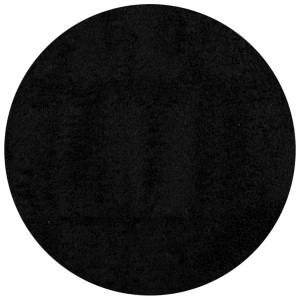 vidaXL, vidaXL Shaggy-Teppich PAMPLONA Hochflor Modern Schwarz Ø 280 cm