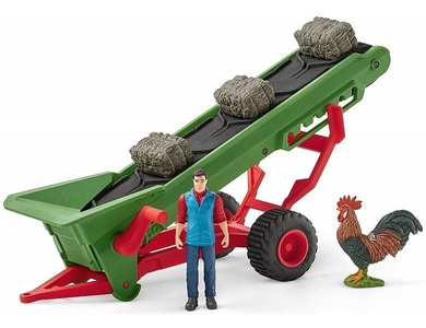 Schleich, Heuförderband mit Bauer, schleich® Farm World Heuförderband mit Bauer