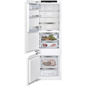 Siemens, Siemens KI87FPFE0Y Kühlschrank Weiss links, Siemens iQ700, Einbau-Kühl-Gefrier-Kombination mit Gefrierbereich unten, 177.2 x 55.8 cm, Flachscharnier, KI87FPFE0Y