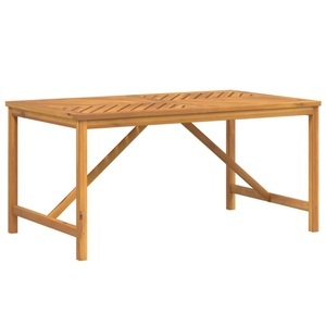 vidaXL, vidaXL Garten-Esstisch 150x90x74 cm Massivholz Akazie, vidaXL Garten-Esstisch 150x90x74 cm Massivholz Akazie