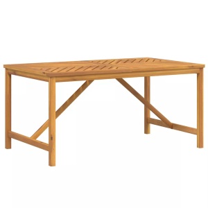 vidaXL, vidaXL Garten-Esstisch 150x90x74 cm Massivholz Akazie, vidaXL Garten-Esstisch 150x90x74 cm Massivholz Akazie