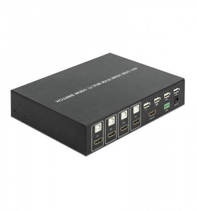 Delock, KVM 4in1 Multiview Switch 4x HDMI USB 2.0, KVM-Switch, Delock KVM Switch 4 in 1 Multiview Switch 4 Port