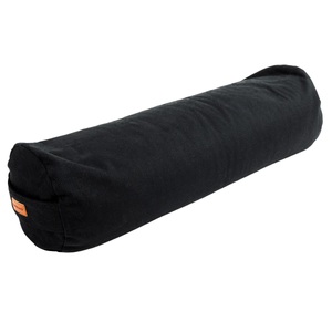 Gladiatorfit, GladiatorFit Bolster Yoga-Kissen / -Rolle 100% Baumwolle Yoga-Kissen, JustFit - Bolster Yoga-Kissen / -Rolle 100% Baumwolle, One Size, Schwarz