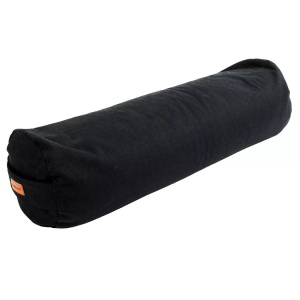 Gladiatorfit, GladiatorFit Bolster Yoga-Kissen / -Rolle 100% Baumwolle Yoga-Kissen, JustFit - Bolster Yoga-Kissen / -Rolle 100% Baumwolle, One Size, Schwarz