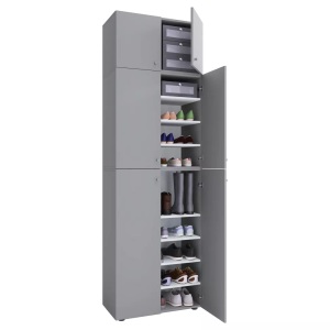 VCM, XXL Holz Schuhschrank Kleiderschrank Schrank Schuhe Dielenschrank Lona 9f A XXL Holz Schuhschrank Kleiderschrank Schrank Schuhe Dielenschrank Lona 9f A, VCM - XXL Holz Schuhschrank Kleiderschrank Schrank Schuhe Dielenschrank Lona 9f A, 70 CM, Taubengrau