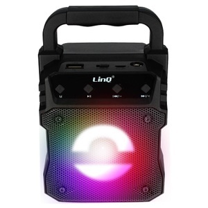 Avizar, Leuchtender Lautsprecher LinQ,, Avizar - Leuchtender Lautsprecher LinQ, Schwarz, 73 mm