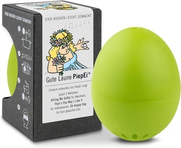 PiepEi, Singende Eieruhr Gute Laune Unisex Grün ONE SIZE, PiepEi - Singende Eieruhr Gute Laune, One Size, Grün