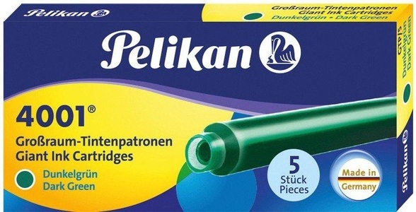 Pelikan, PELIKAN Tintenpatronen GTP/5 300070 grün 5 Stück, PELIKAN Tintenpatronen GTP/5 300070 grün 5 Stück
