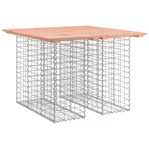 vidaXL, vidaXL Gartenbank aus Gabionen 100x102x72 cm Massivholz Douglasie, vidaXL Gartenbank aus Gabionen 100x102x72 cm Massivholz Douglasie