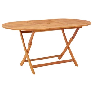 vidaXL, vidaXL Klappbarer Gartentisch 160x85x75 cm Massivholz Eukalyptus