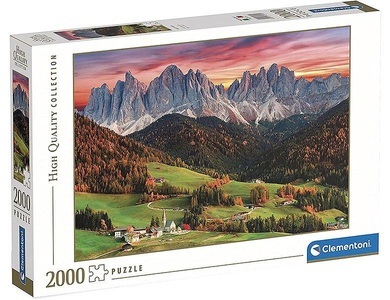 undefined, Puzzle Val di Funes 2000 teilig 97.5 x 67cm, Clementoni® Puzzle »di Funes«, (2000 tlg.)