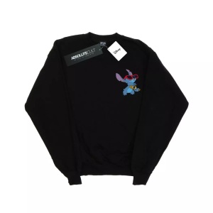 Disney, Lilo And Stitch Guitar Sweatshirt Unisex Schwarz 116