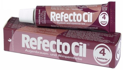 RefectoCil, Refectocil Wimpernfarbe Nr 4 kastanie (1 Stück), Augenbrauen- Und Wimpernfarbe (4 - Kastanie 15 Ml) Unisex Kastanie ONE SIZE