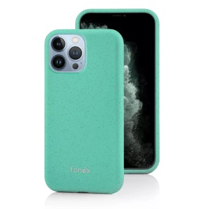 Fonex, iPhone 13 Pro Max - Eco-Friendly Bio Case, Fonex - iPhone 13 Pro Max Eco-friendly Bio Case Grün, Weiss