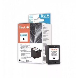 Peach, Peach Druckkopf schwarz kompatibel zu HP No. 301XL, CH563EE, Peach HP 301 XLbk Druckkopf XL bk ersetzt HP No. 301XL bk, CH563EE für z.B. HP DeskJet 2540, HP Envy 4500 e-All-in-One, HP Envy 5534 e-All-in-One